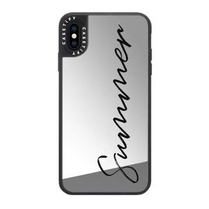 CASETIFY iPhone Xs Max Mirror Case - Silver